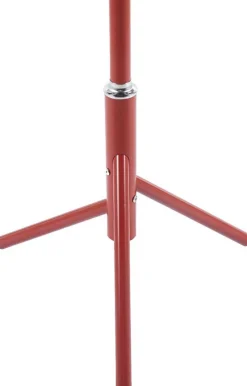 Steh-Garderobe Kassie | Ø48 x 174 cm | Rot / Metall