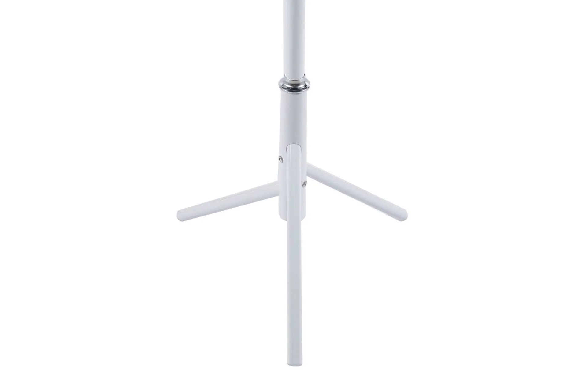 Steh-Garderobe Kassie | Ø48 x 174 cm | Weiß / Metall