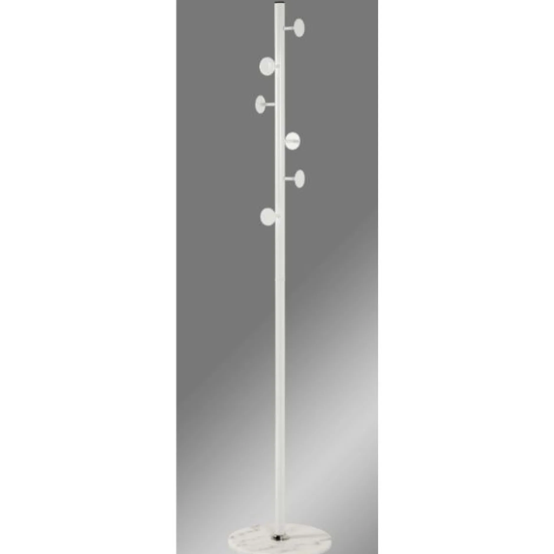 Steh-Garderobe | Ø35 x 180 cm | Weiß
