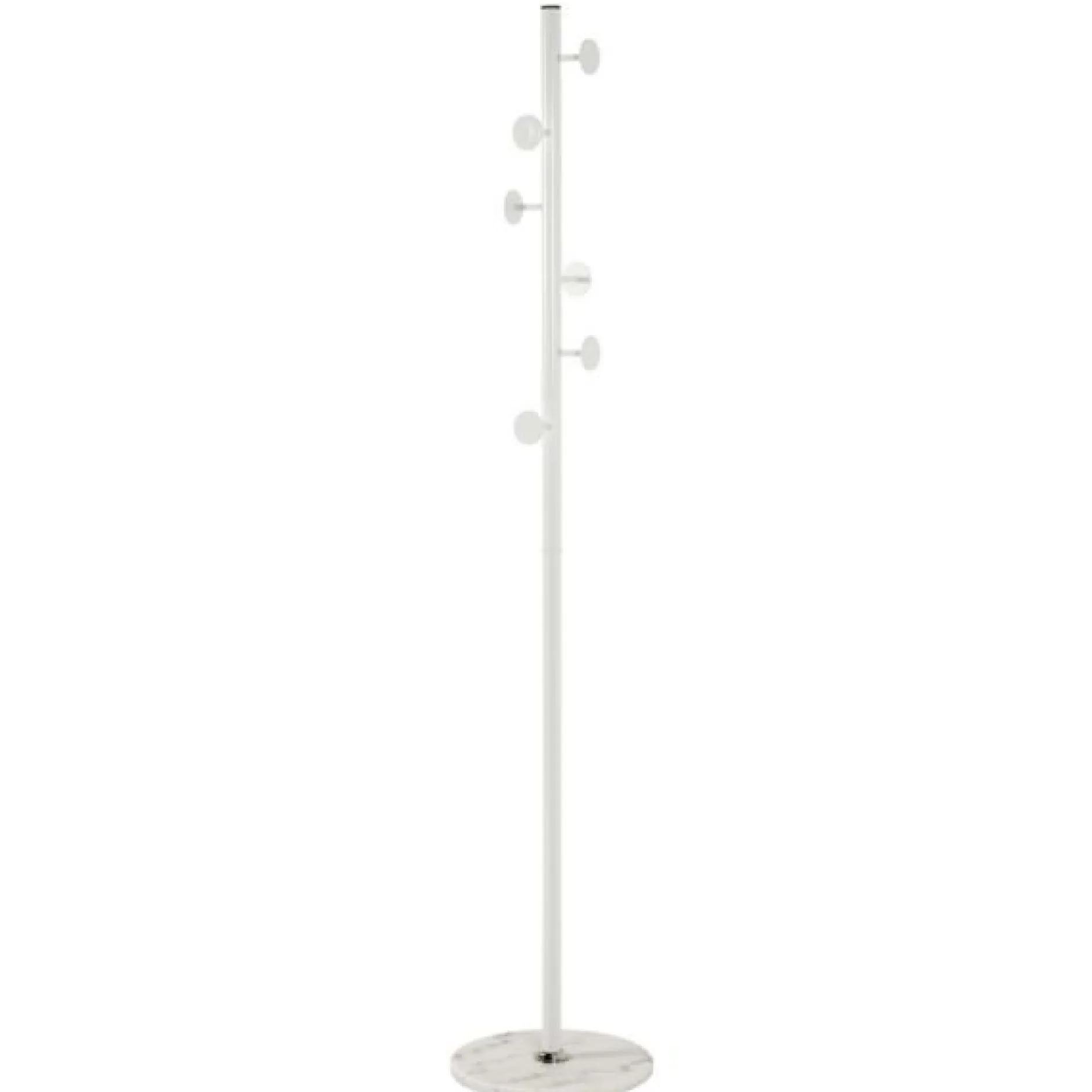 Steh-Garderobe | Ø35 x 180 cm | Weiß