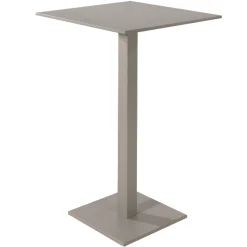 Stehtisch Prada - Aluminium beige - 70x70x108cm