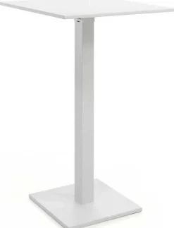 Stehtisch Prada Gescova - Aluminium - 70x70cm - Weiß