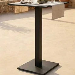Stehtisch Prada Gescova - Aluminium - 70x70 cm - Dunkelgrau