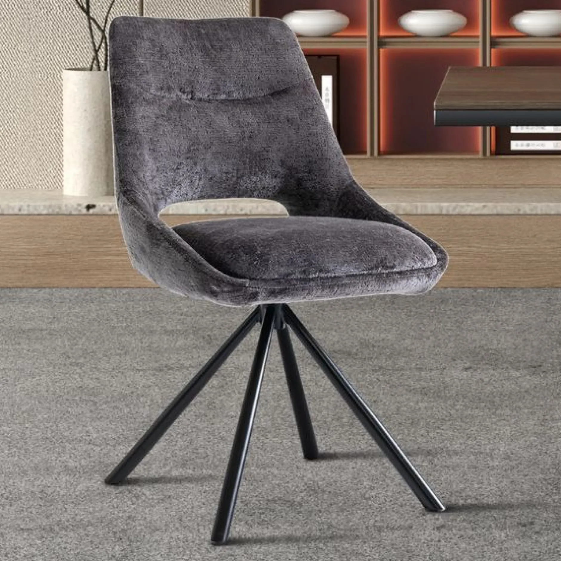 Stuhl Dante | 51 x 60 x 86 cm | Grau