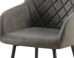 Stuhl Evita | 56 x 62 x 82 cm | Grau