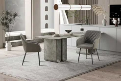 Stuhl Evita | 56 x 62 x 82 cm | Grau
