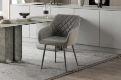 Stuhl Evita | 56 x 62 x 82 cm | Grau