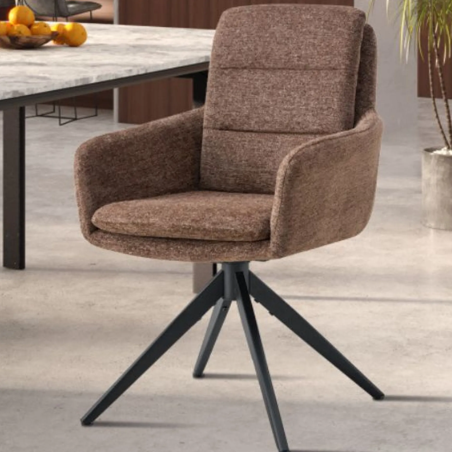 Stuhl Isolde | 59 x 65 x 93 cm | Braun