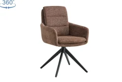 Stuhl Isolde | 59 x 65 x 93 cm | Braun