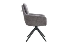 Stuhl Isolde | 59 x 65 x 93 cm | Dunkelgrau