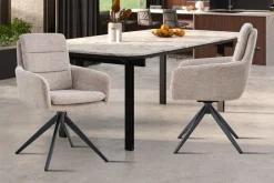 Stuhl Isolde | 59 x 65 x 93 cm | Hellgrau