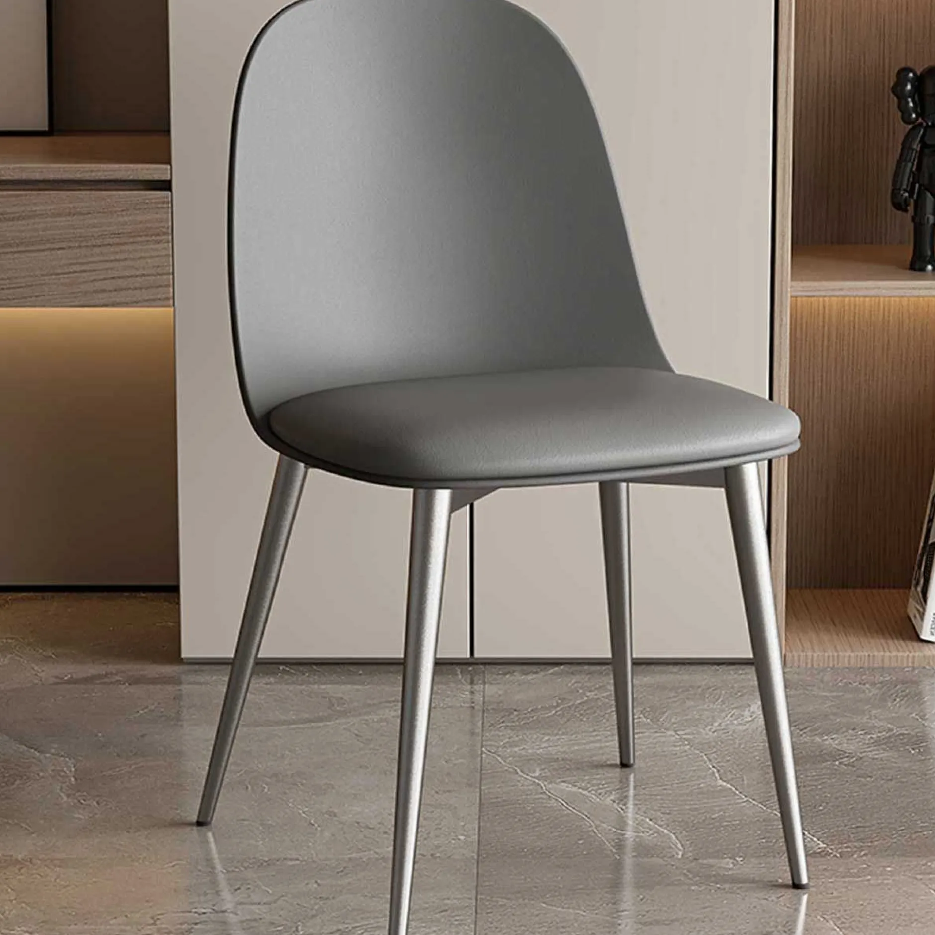 Stuhl Jasmin | 51 x 44 x 81 cm | Grau