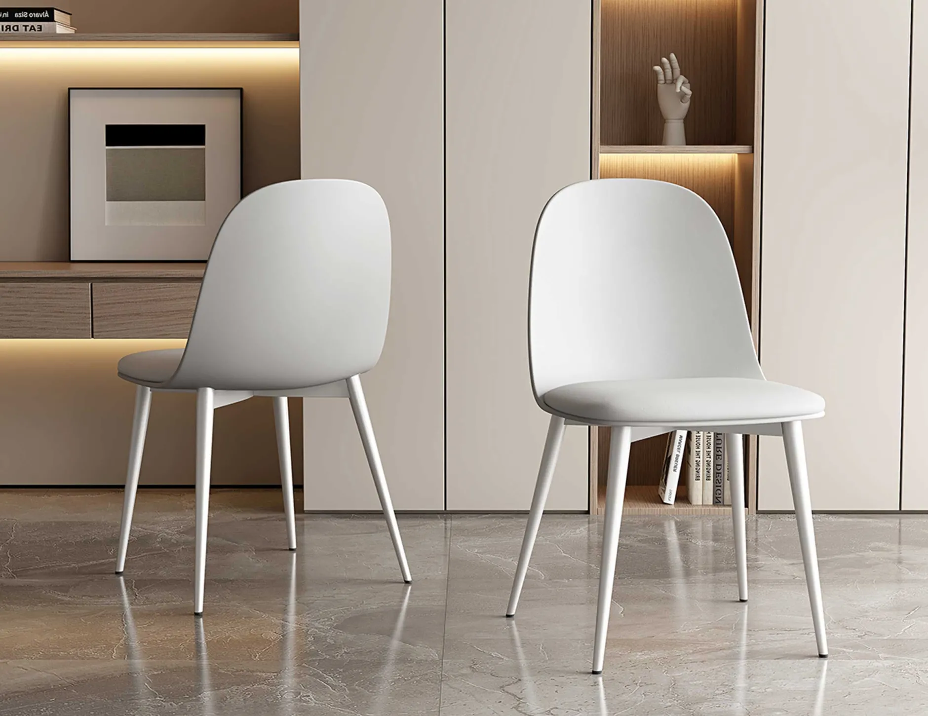 Stuhl Jasmin | 51 x 44 x 81 cm | Weiß