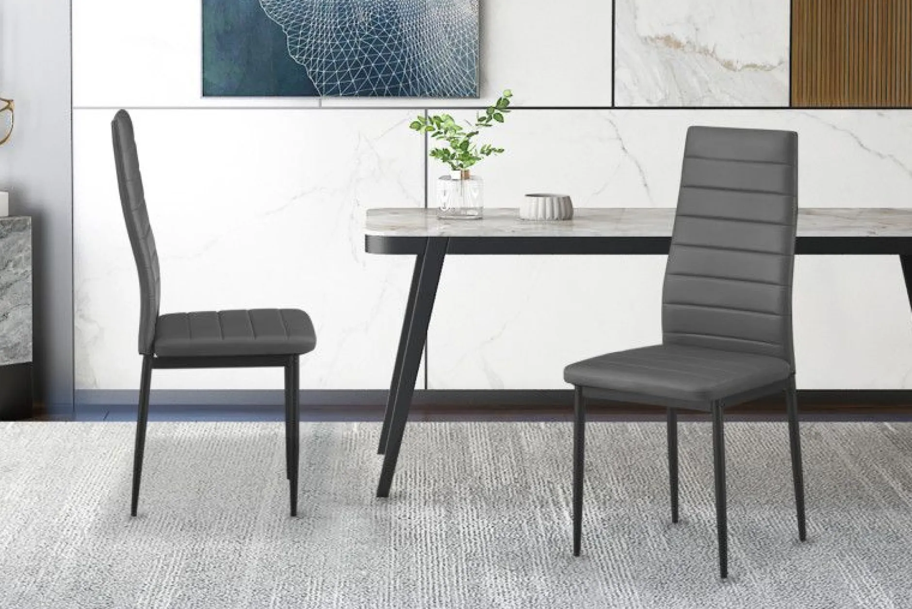 Stuhl Kenzo | 41 x 48 x 96 cm | Grau