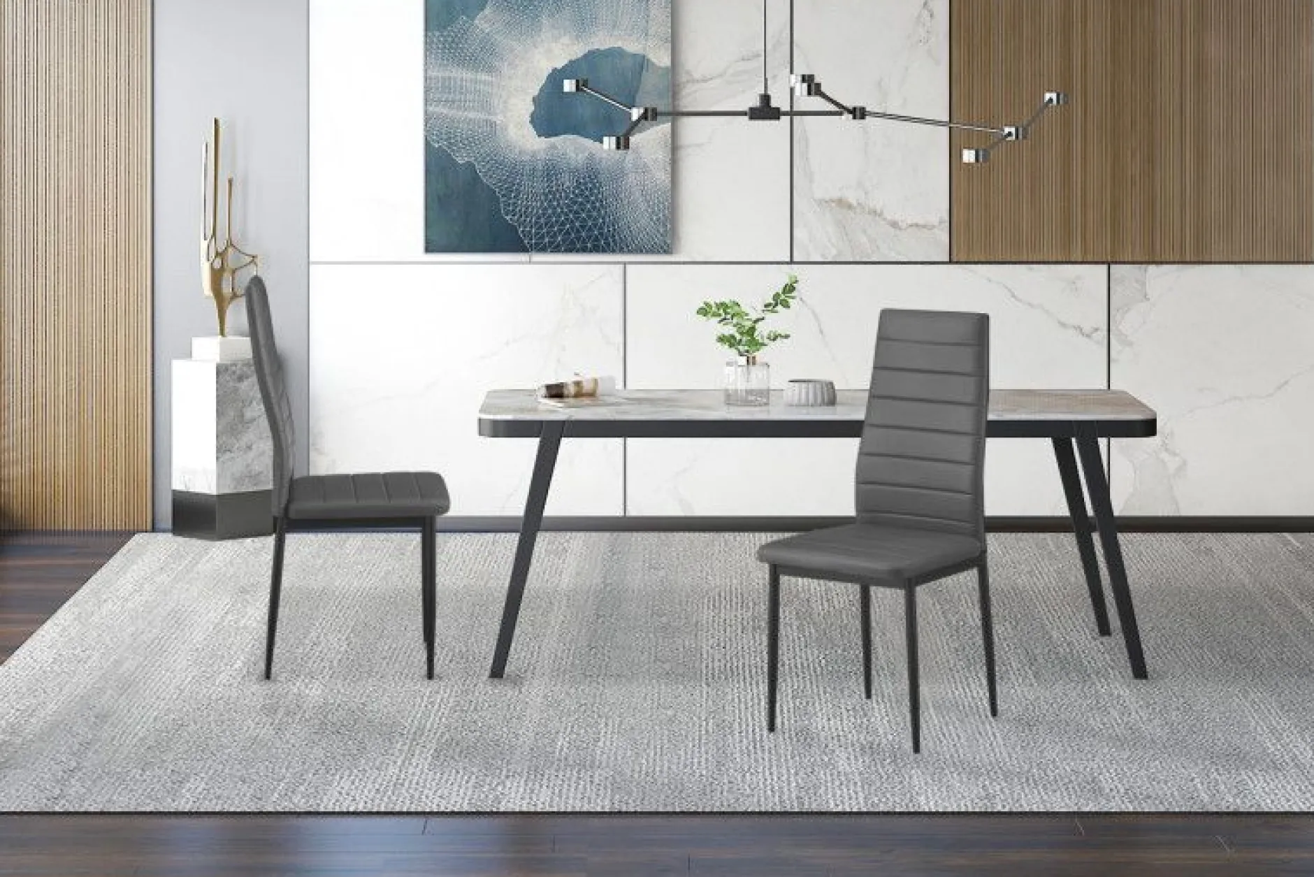 Stuhl Kenzo | 41 x 48 x 96 cm | Grau