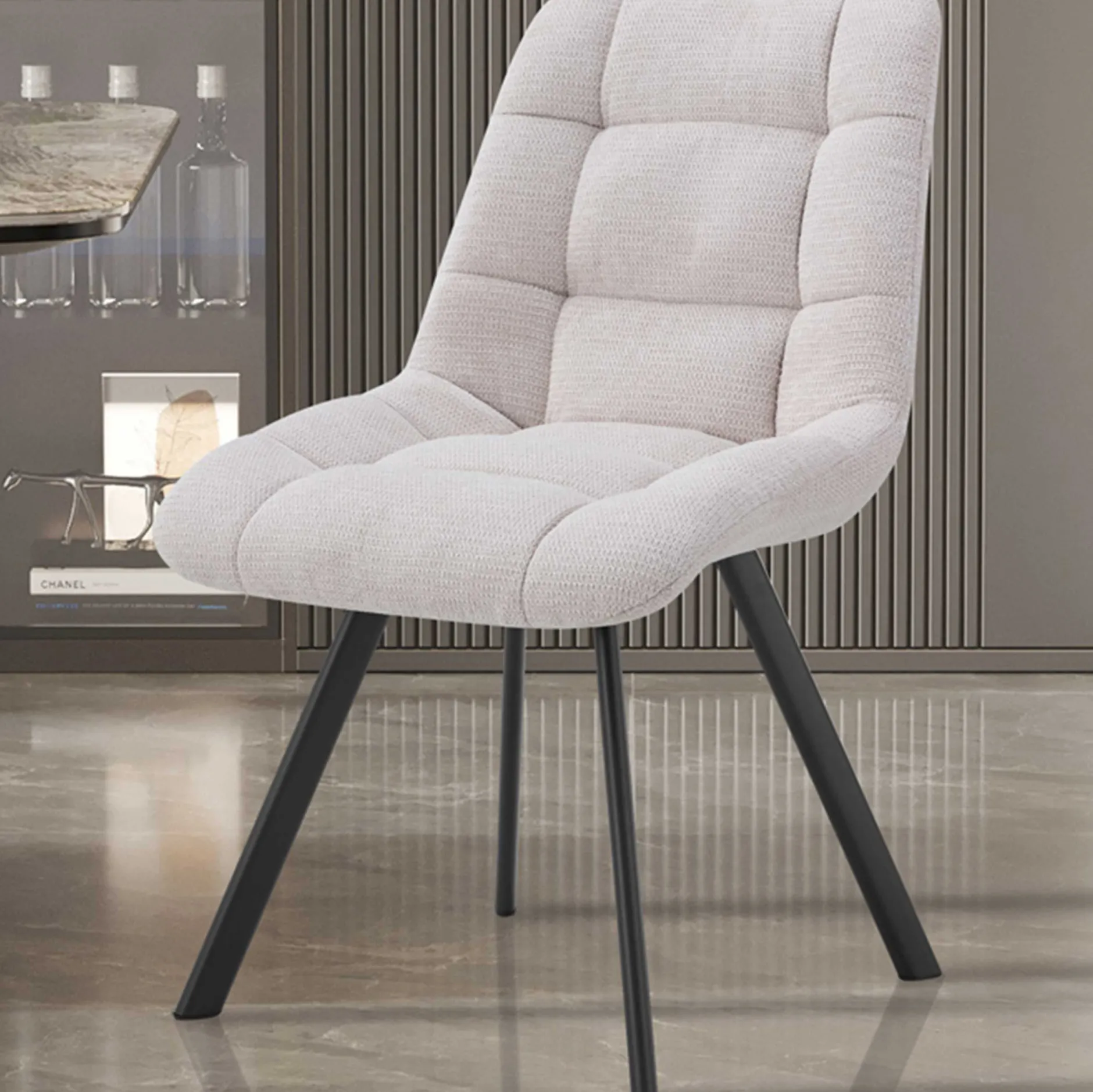 Stuhl Lizzy | 52 x 62 x 89 cm | Beige
