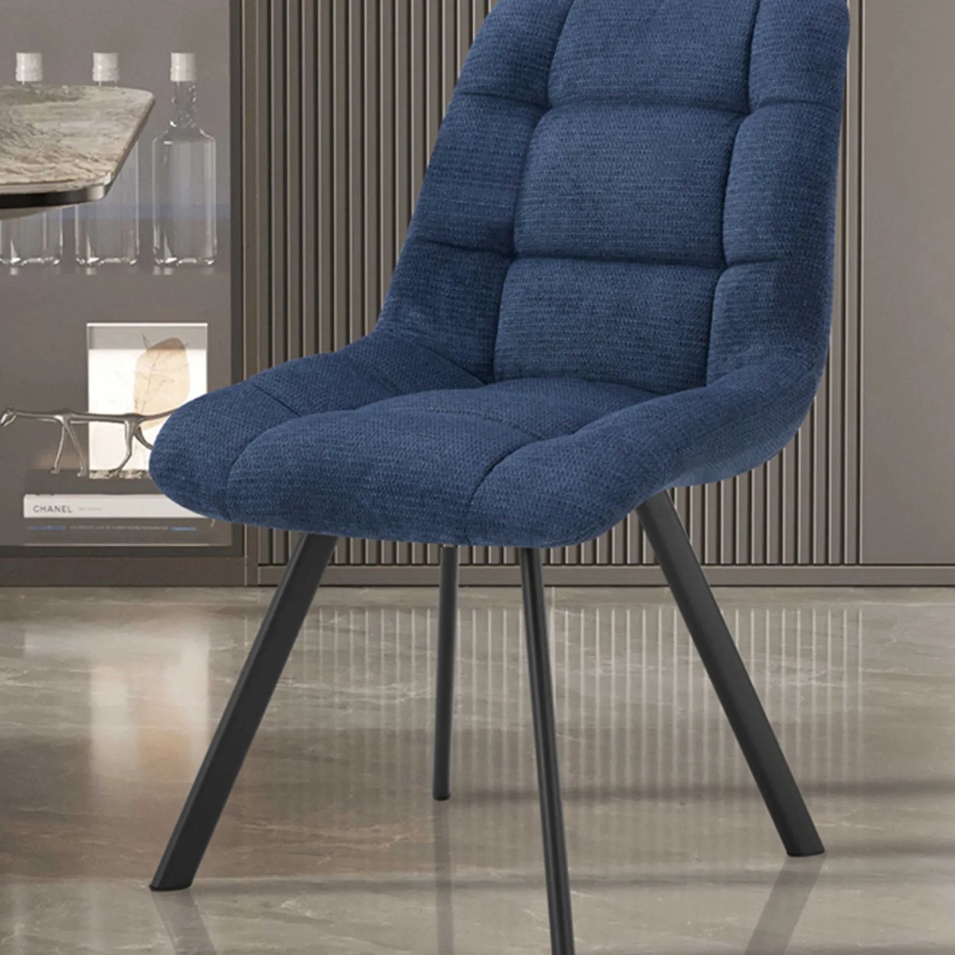 Stuhl Lizzy | 52 x 62 x 89 cm | Blau