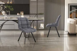 Stuhl Lizzy | 52 x 62 x 89 cm | Dunkelgrau