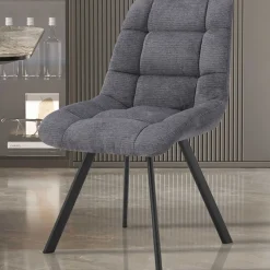 Stuhl Lizzy | 52 x 62 x 89 cm | Dunkelgrau