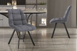 Stuhl Lizzy | 52 x 62 x 89 cm | Dunkelgrau