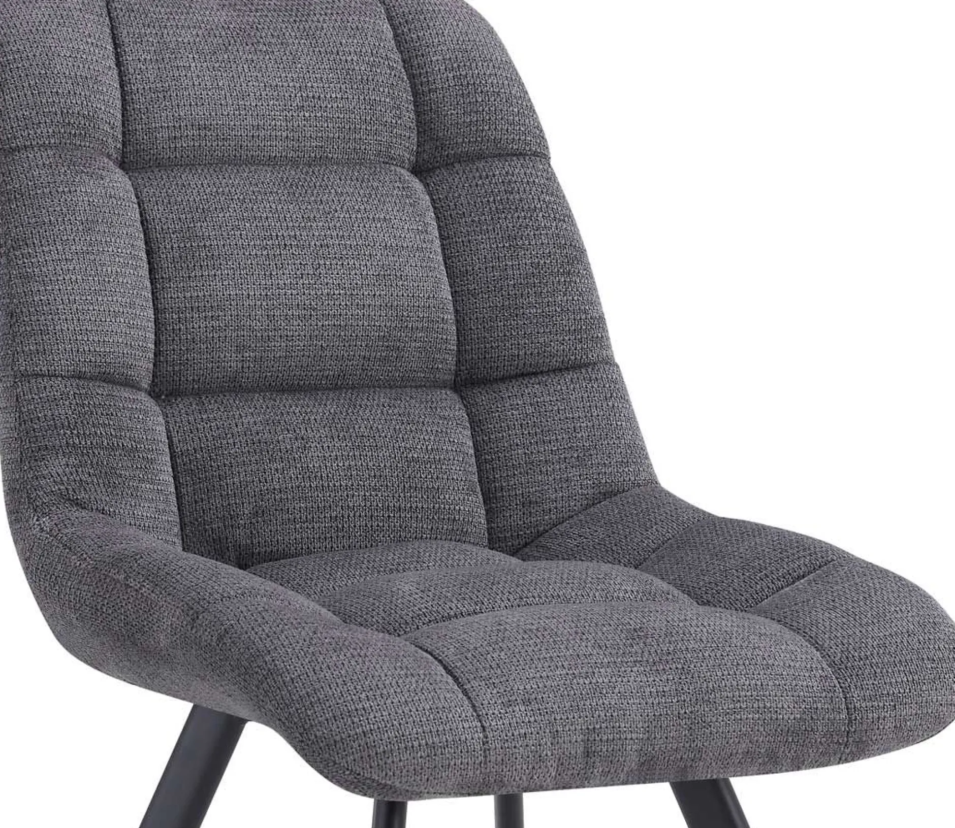 Stuhl Lizzy | 52 x 62 x 89 cm | Dunkelgrau