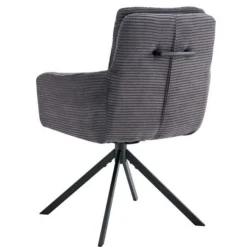 Stuhl Luna | 61 x 67 x 92 cm | Dunkelgrau
