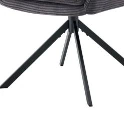 Stuhl Luna | 61 x 67 x 92 cm | Dunkelgrau