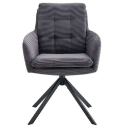 Stuhl Luna | 61 x 67 x 92 cm | Dunkelgrau