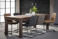 Stuhl Raster Schwenkrahmen - Set von 2 - Wax PU Taupe