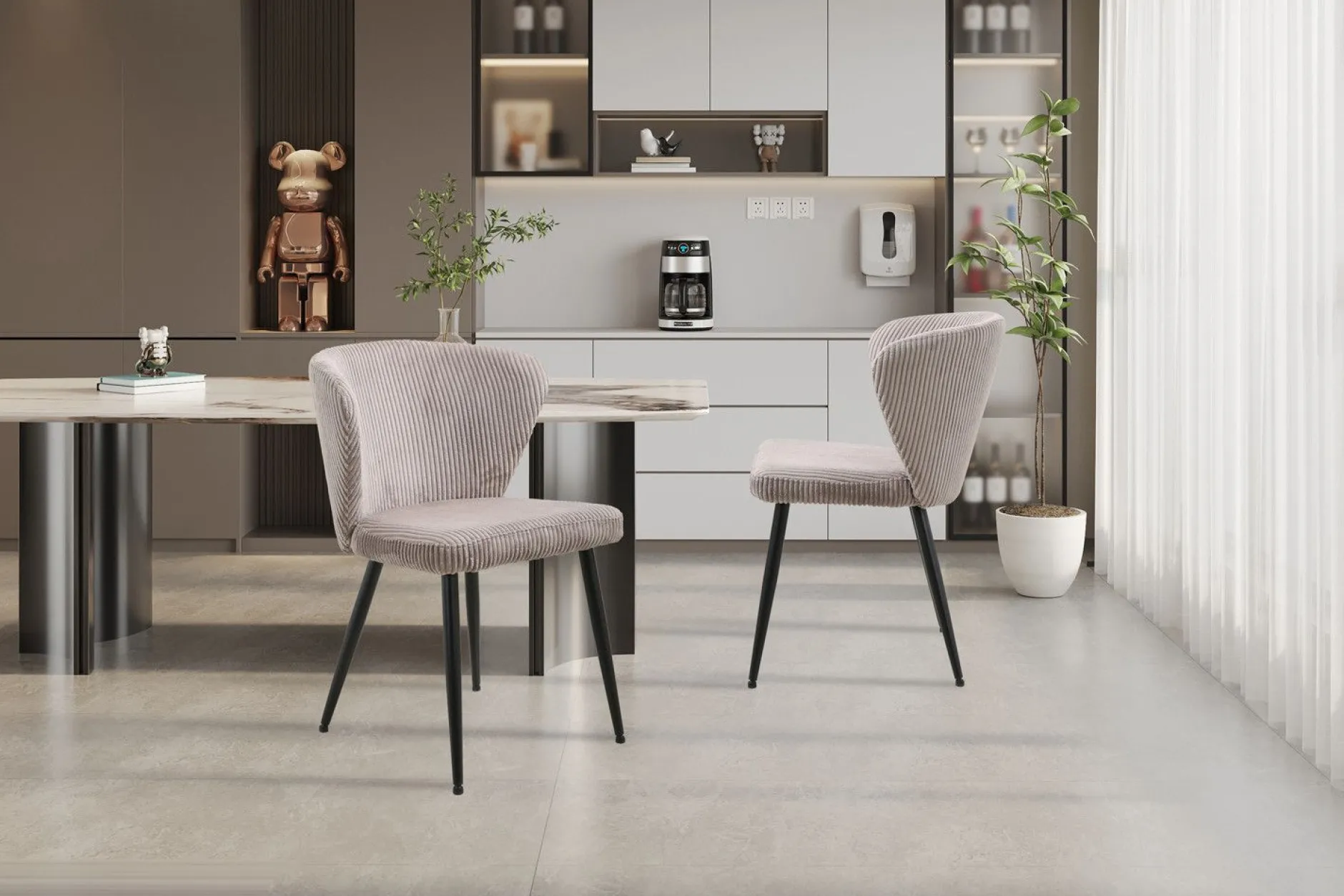 Stuhl Tornado | 54 x 55 x 79 cm | Sandfarbe