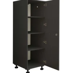 Säulenschrank für Waschmaschinenschränke Laundreezy | 50 x 68 x 162 cm | Anthrazit