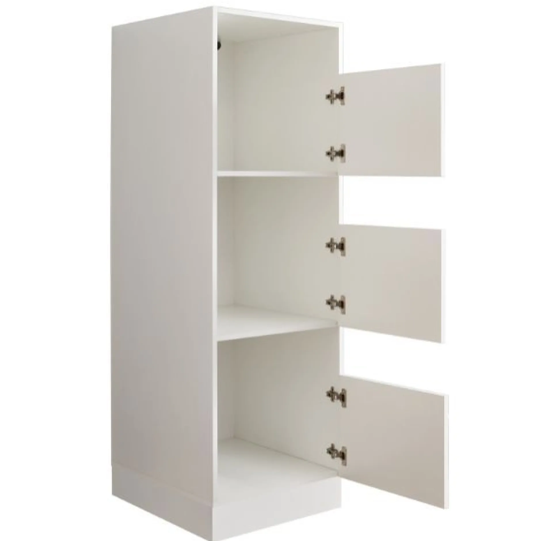 Säulenschrank für Waschmaschine Laundreezy | 50 x 68 x 162 cm | Weiß