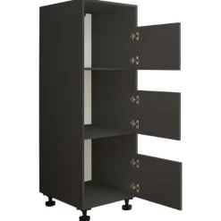 Säulenschrank für Waschmaschinenschränke Laundreezy | 50 x 68 x 162 cm | Anthrazit