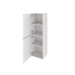 Säulenschrank Hansen 40cm 2 Türen - weiß
