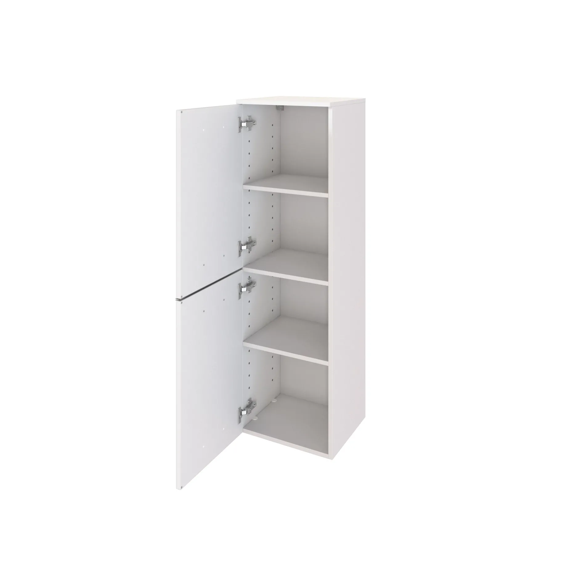 Säulenschrank Hansen 40cm 2 Türen - weiß