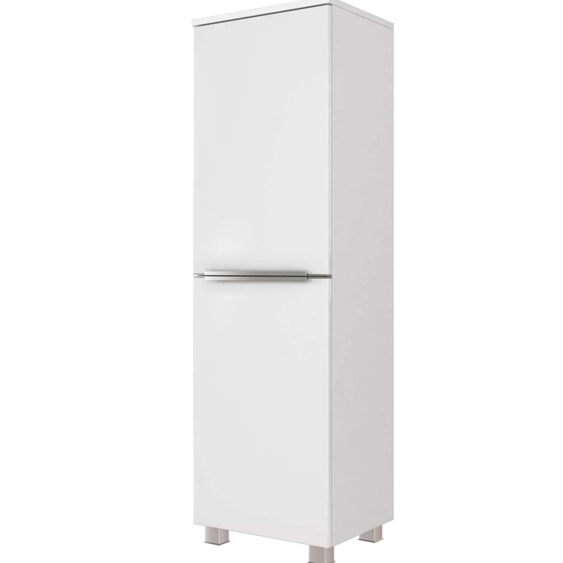 Säulenschrank Hansen 40cm 2 Türen - weiß