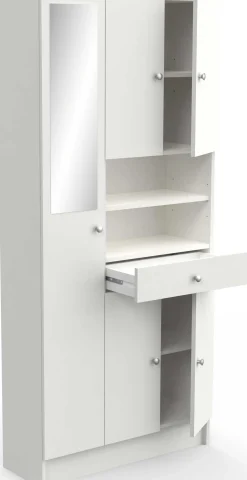 Säulenschrank Imogen-mattweiß