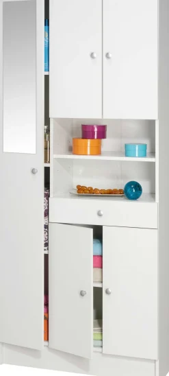 Säulenschrank Imogen-mattweiß