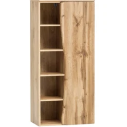 Säulenschrank Karan 60cm 1 Tür - Eiche