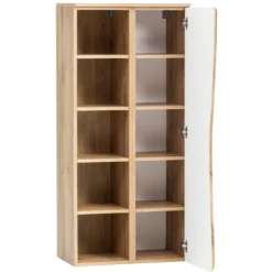 Säulenschrank Karan 60cm 1 Tür - Eiche
