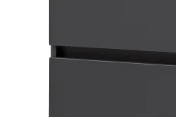 Säulenschrank Kornel/Pisca 40cm 2 Türen und 1 Schublade - graphitgrau