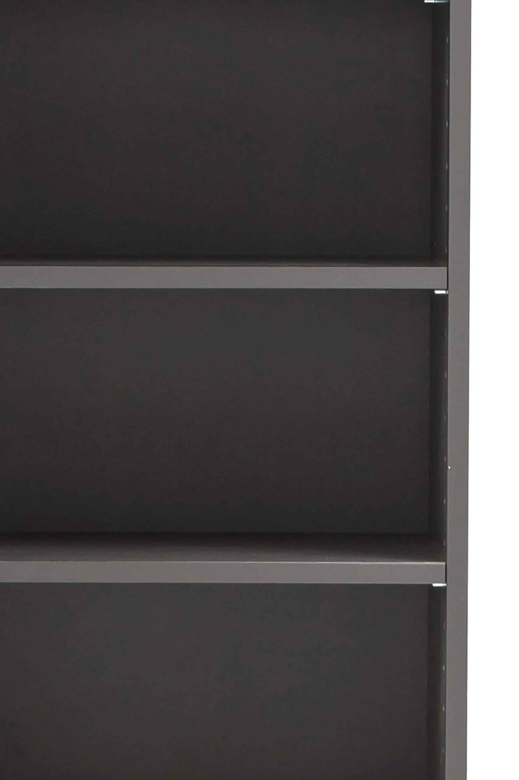 Säulenschrank Kornel/Pisca 40cm 2 Türen und 1 Schublade - graphitgrau
