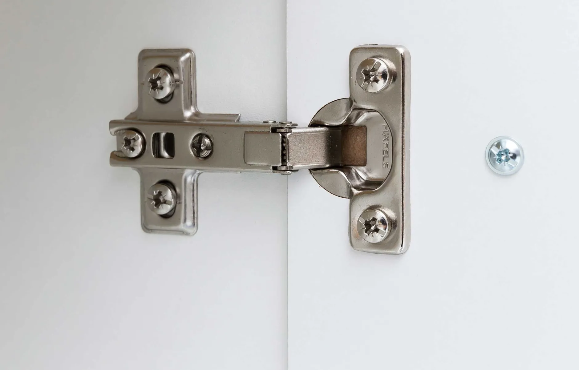 Säulenschrank Pares 30cm 2 Türen und 1 Schublade - weiß