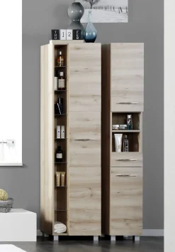 Säulenschrank Portofino | 30 x 35 x 180 cm | Beech Oak Design