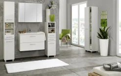 Säulenschrank Portofino | 45 x 35 x 180 cm | Weiß