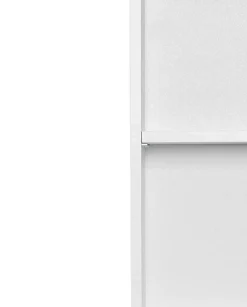 Säulenschrank Ricca 50cm 4 Türen und 1 Schublade - weiß