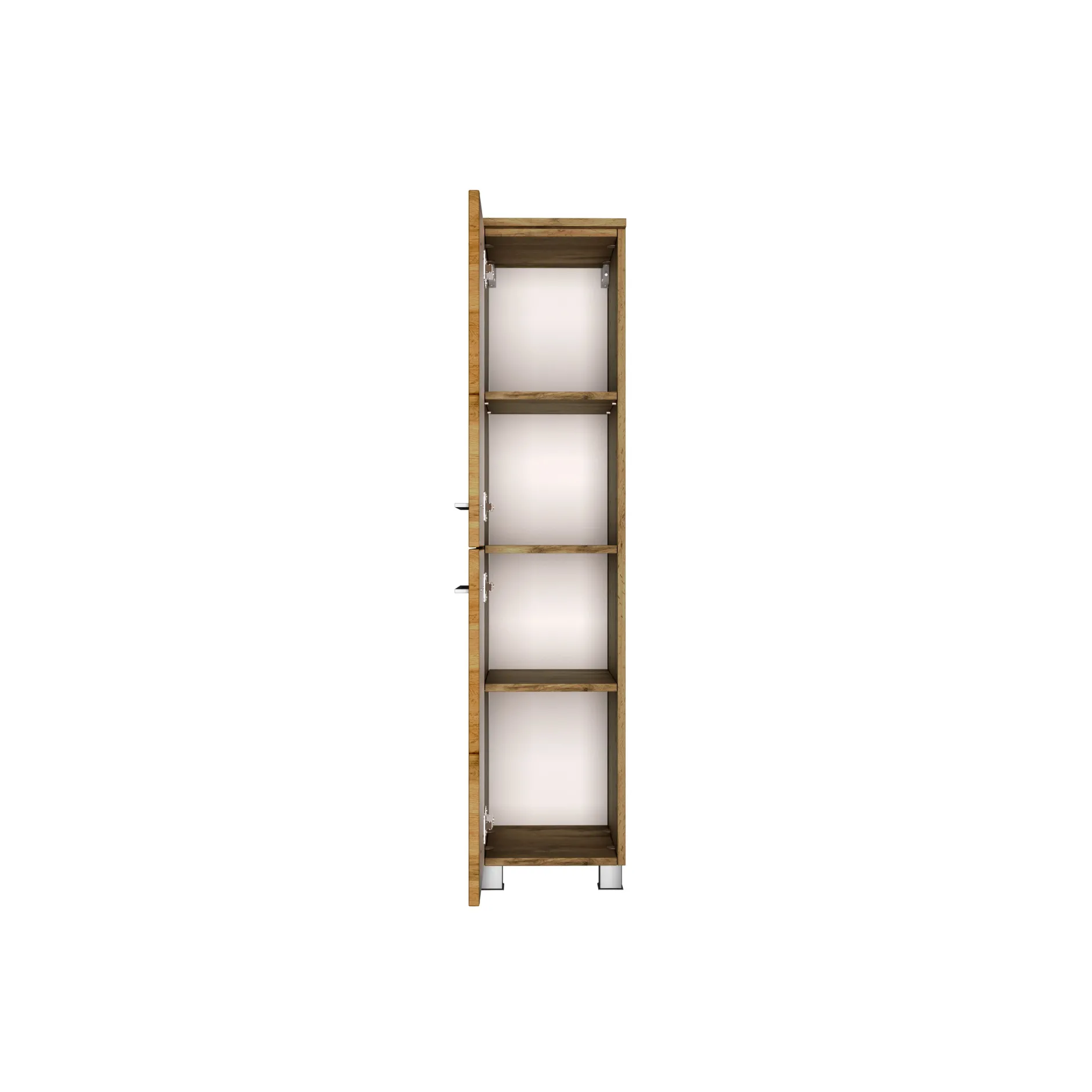 Säulenschrank Sefa 30cm 2 Türen - Eiche wotan