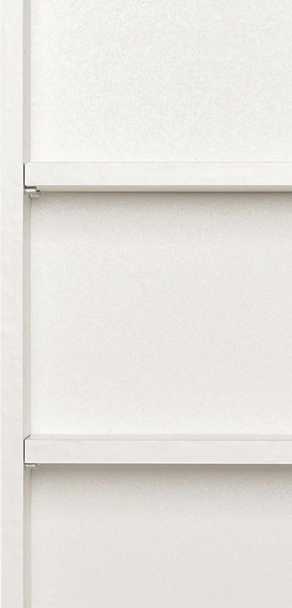Säulenschrank Small 25cm 1 Schublade und 2 Türen - hochglänzend weiß