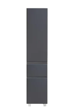 Säulenschrank Varese | 40 x 35 x 180 cm | Design Graphitgrau