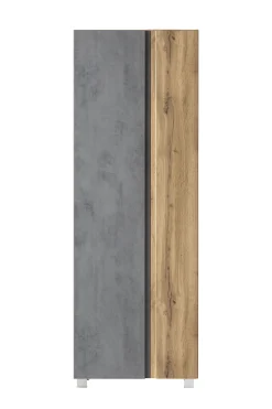 Säulenschrank Varese | 65 x 35 x 180 cm | Farbe Beton